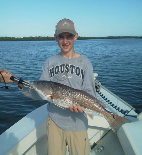 Ryan Petnuch with a bruiser 31 inch redfish