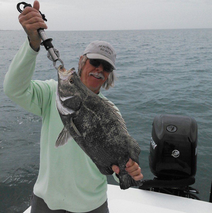 Mike Milano was treated to this nice tripletail on a trip early last week